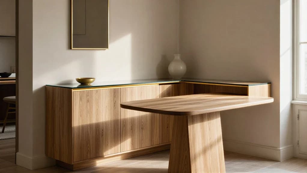 Mobilier gain de place: créez un coin repas fonctionnel