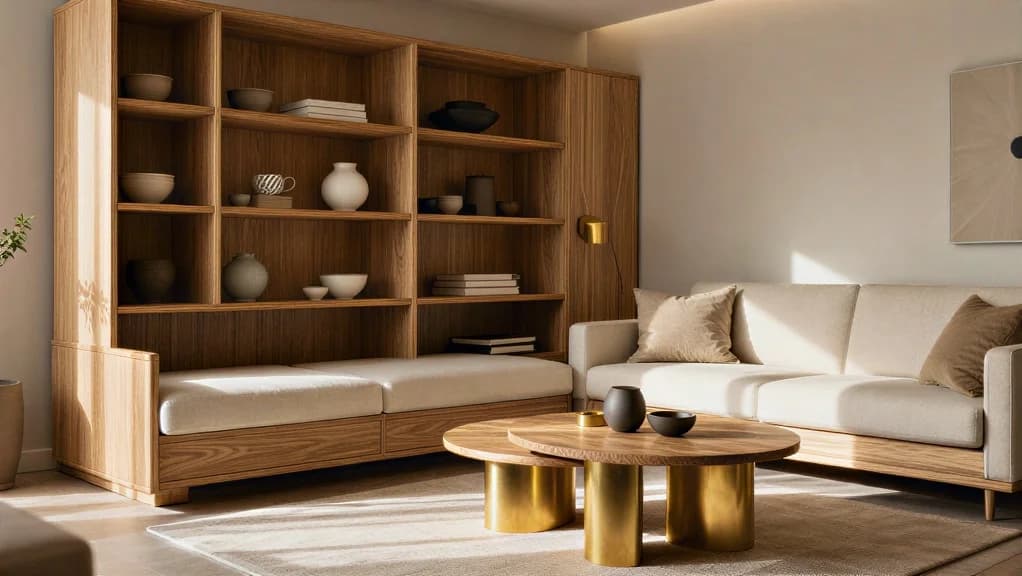 Optimiser le rangement dans un petit salon