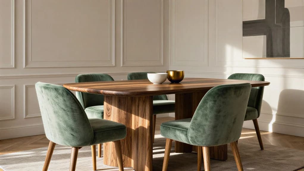 Tendances couleurs tables et chaises 2024-2025