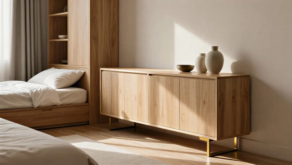 Petit espace: optimiser avec des meubles adaptes