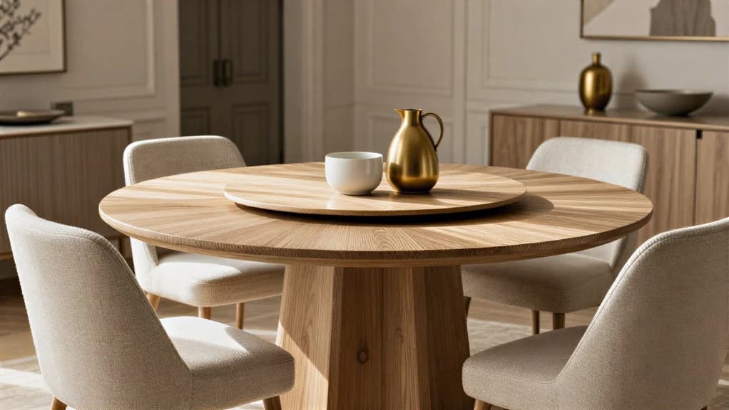 Table ronde ou rectangulaire : le choix idéal